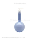 Botol pump warna biru unik botol kosmetik 1