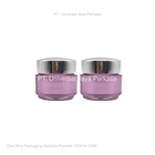 purple color glass jar packaging cosmetic bottle 1