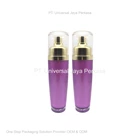 botol airless ungu elegan botol kosmetik 1