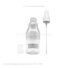 clear spray bottle with a sample of a cosmetic bottle 2
