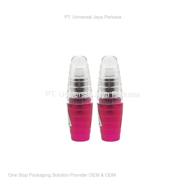 cute pink lipstick packaging with cosmetic bottle quality