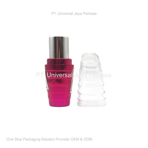 packaging lipstick pink lucu  berkualits botol kosmetik