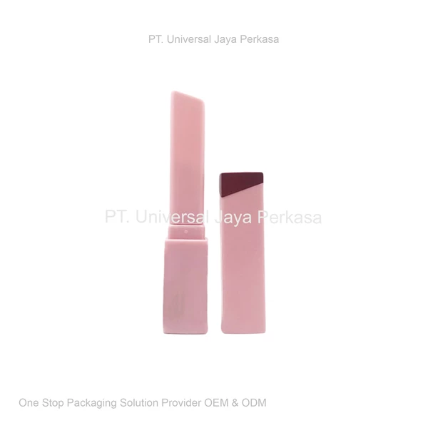 beautiful pink lipstick packaging cosmetic bottles