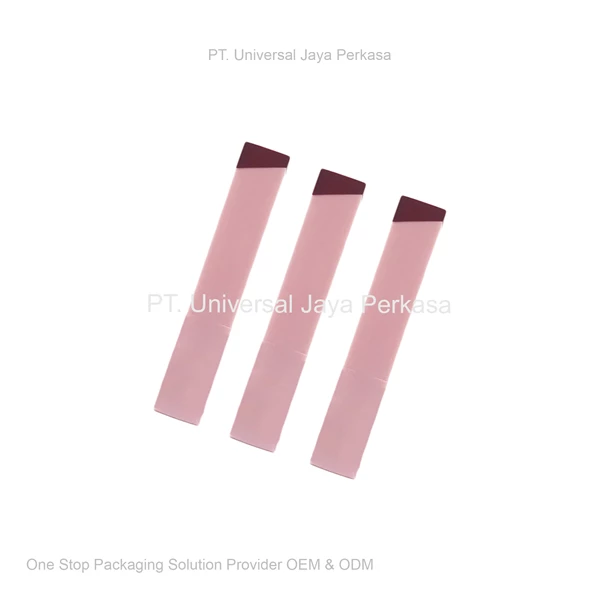 beautiful pink lipstick packaging cosmetic bottles