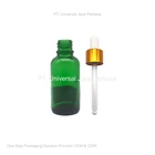 elegant green bottle serum cosmetic bottle 2