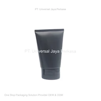 black cosmetic bottle packaging tube
