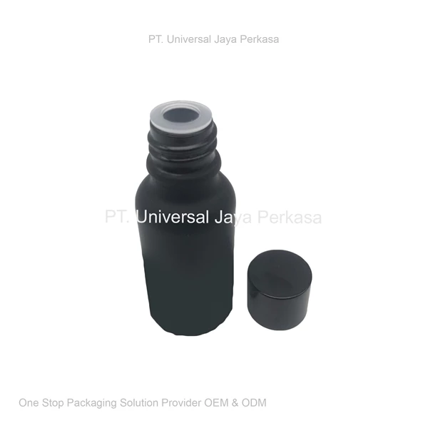 elegant black essential oil bottle cosmetic bottle