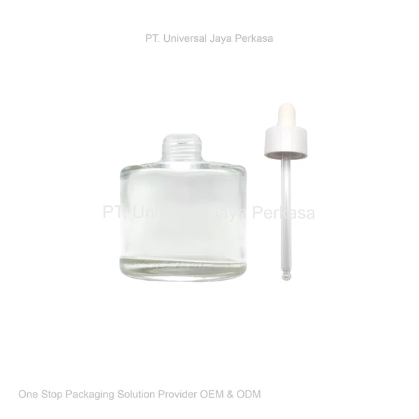 Botol Kosmetik Serum Transparant Cantik Model Pump