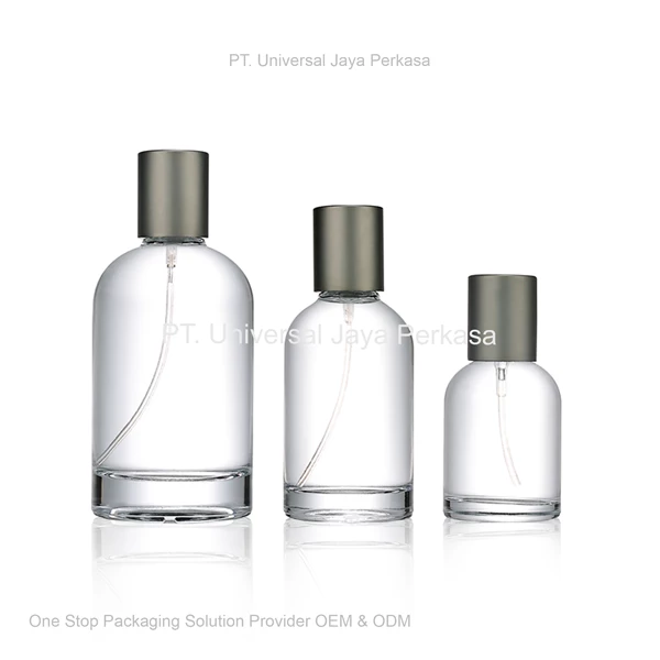 Elegant Transparent Perfume Bottle Spray Model