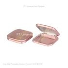 compact powder pink cantik elegan botol kosmetik 1