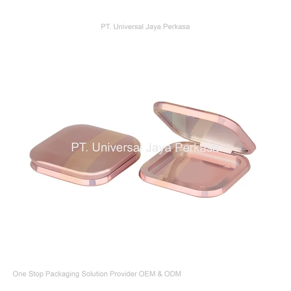 compact powder pink cantik elegan botol kosmetik