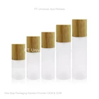 pump bottle with beautiful bamboo design cap cosmetic bottle 1