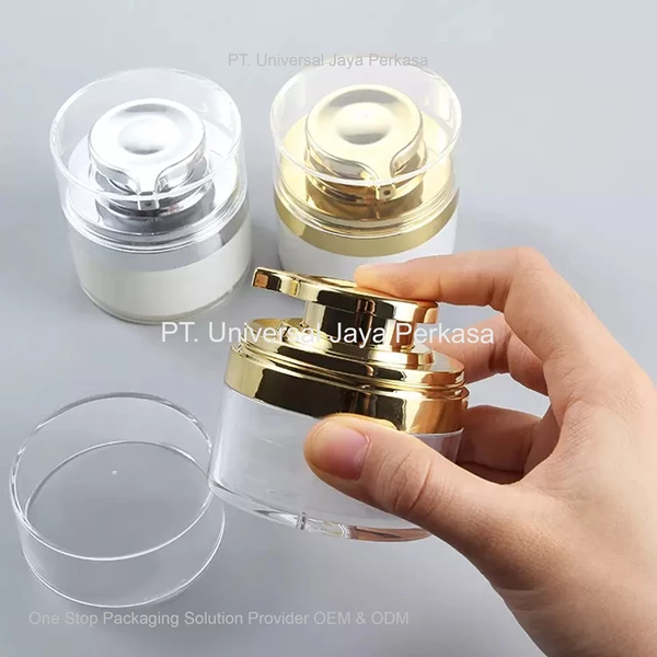 Botol Kosmetik Packaging Airless Pump 50ml