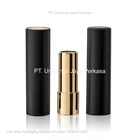 packaging lipstick hitam elegan botol kosmetik 1