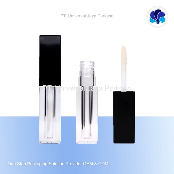 beautiful and elegant lip gloss packaging cosmetic bottles