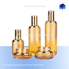 skincare set in beautiful & elegant gold color cosmetic bottle 1