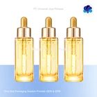 serum botol gold cantik dan elegant botol kosmetik 1