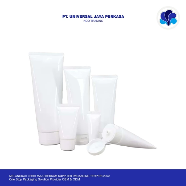 Tube Hand Cream Kemasan Soft Tube Plastik Kosmetik untuk Pembersih Wajah by Universal botol kosmetik