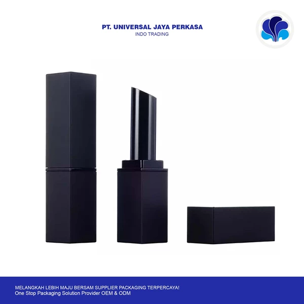 Kemasan Lipstik Plastik Dengan Desain Kotak cantik dan menarik by Universal botol kosmetik