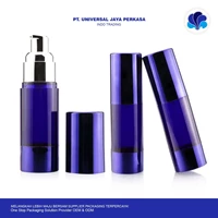 Botol Airless Plastik Ungu Mewah 20ml 30ml 50ml Botol Pompa Lotion Airless Untuk Kemasan Kosmetik By Universal botol kosmetik
