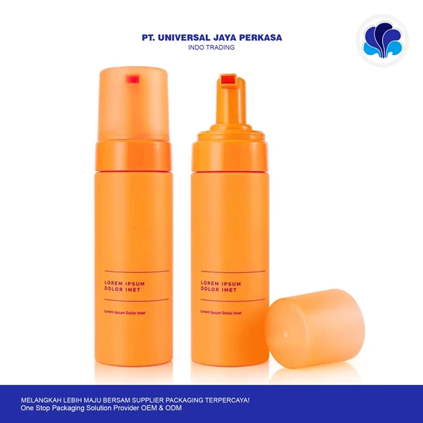 Foam Soap Dispenser Bottle Pump Facial Cleanser Mousse Packaging Luxury Skincare Bottle By Universal cosmetic bottles
