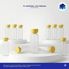 Botol Vial Kaca Frosted Tutup Kuning 1