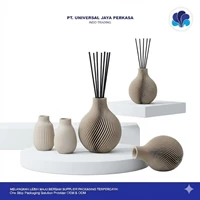 Botol Reed Diffuser Keramik Tekstur Ulir