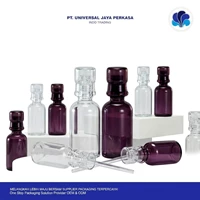 Botol Vial Kaca Ungu Plum Kemasan Serum & Obat Cair Premium