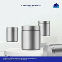 Botol Kapsul Silver Matte Kemasan Nutricosmetics
