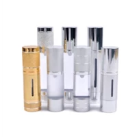 Airless Bottle silver & gold mini 