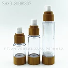 Airless pump lotion bottle Plastic bottle for essential oil bamboo 1