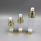 Transparent Airless Pump Bottle for Skin Care 3