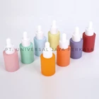 botol skin care serum warna pastel 2