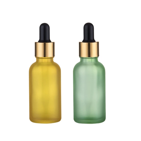  newest cosmetic glass face serum bottle essential oil bottles 