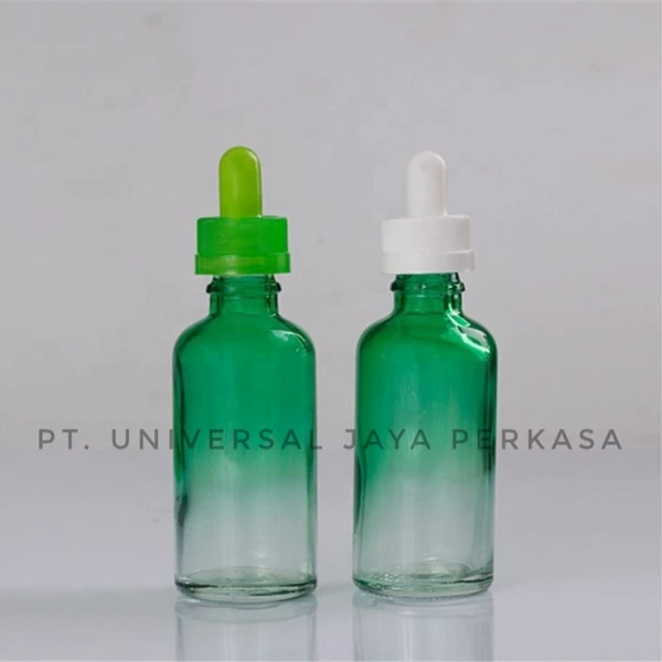 gradient color glass serum dropper coloured bottle