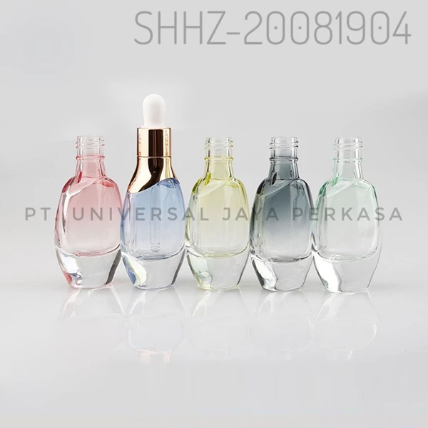 cosmetic glass face serum bottle essential oil bottles 