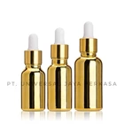 Gold Cosmetic Serum Glass Dropper Bottle   2