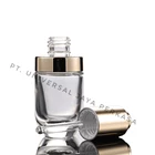 Unique transparent perfume serum round shape 1 oz 30 ml transparent glass dropper bottle for essential oil  6