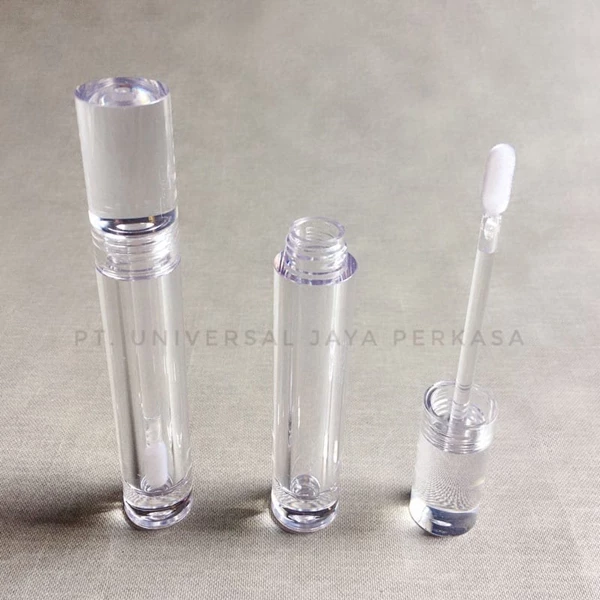 Lip cream tube clear crystal