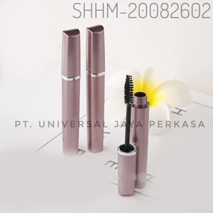 square shape empty mascara tubes packaging container with brushes
