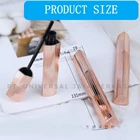 triangle stripe unique shape fiber mascara tube container packaging with brush wand  2