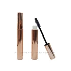 plastic empty rose gold mascara packaging private label cosmetic container tube eyelash bottle with brush 2