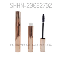 plastic empty rose gold mascara packaging private label cosmetic container tube eyelash bottle with brush