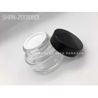 Black Cap Unique 50 ml Glass Jar 1