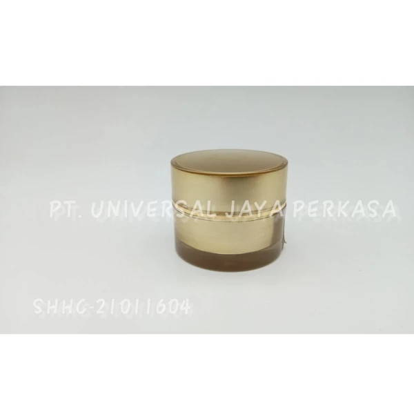 Acrylic Mini Cream Jar 5 gr gold 