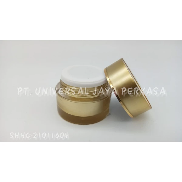 Acrylic Mini Cream Jar 5 gr gold