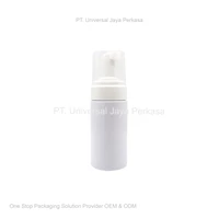 Botol foam putih elegan simpel botol kosmetik