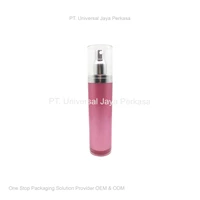 Airless pink bottle 100gr cosmetic bottle